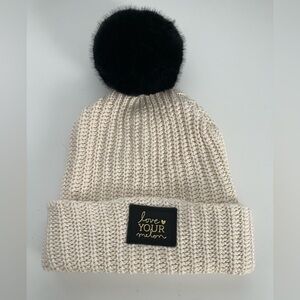 Love Your Melon LYM 100% Cotton Classic Cuffed Pom Beanie